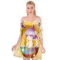 Easter Bunny Furry Cutout Spaghetti Strap Chiffon Dress View1