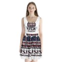 USA Bowling  Split Back Mini Dress  View1