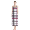 Plaid pattern Chiffon Maxi Dress View1