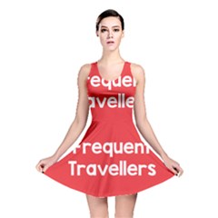 Frequent Travellers Red Reversible Skater Dress by Mariart