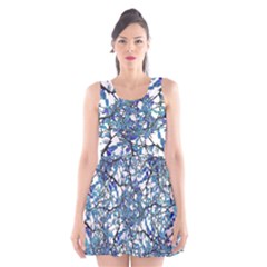 Modern Nouveau Pattern Scoop Neck Skater Dress by dflcprintsclothing