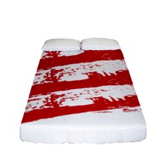 American Flag Fitted Sheet (full/ Double Size) by Valentinaart