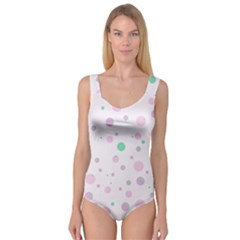 Decorative Dots Pattern Princess Tank Leotard  by ValentinaDesign