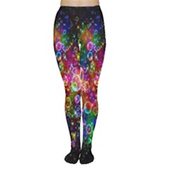 Colorful Bubble Shining Soap Rainbow Women s Tights by Mariart