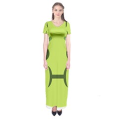 Barf Short Sleeve Maxi Dress by BestEmojis