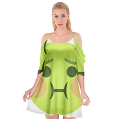 Barf Cutout Spaghetti Strap Chiffon Dress by BestEmojis