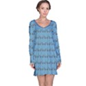 Bicycles Pattern Long Sleeve Nightdress View1