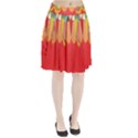 Colors On Red Pleated Skirt View1