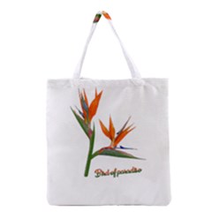 Bird Of Paradise Grocery Tote Bag by Valentinaart