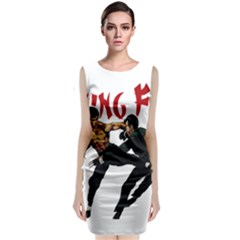 Kung Fu  Classic Sleeveless Midi Dress by Valentinaart