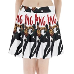 Kung Fu  Pleated Mini Skirt by Valentinaart