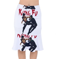 Kung Fu  Mermaid Skirt by Valentinaart