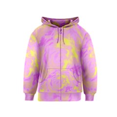 Abstract Art Kids  Zipper Hoodie by ValentinaDesign