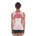 Sad Tooth Pink Women s Sport Tank Top  View2