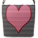 Heart Stripes Symbol Striped Flap Covers (S)  View1