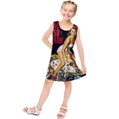 Attack Of The 50 Ft Woman Kids  Tunic Dress by Valentinaart