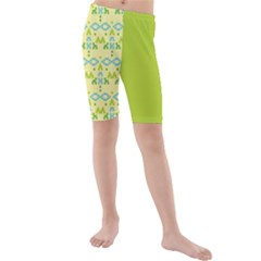 Simple Tribal Pattern Kids  Mid Length Swim Shorts by berwies