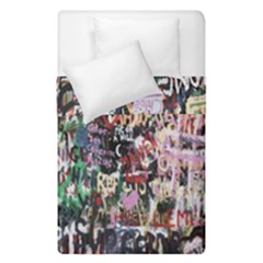 Graffiti Wall Pattern Background Duvet Cover Double Side (single Size) by Nexatart