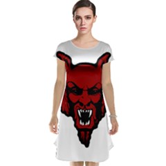 Dracula Cap Sleeve Nightdress by Valentinaart