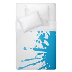 Blue Stain Spot Paint Duvet Cover (single Size) by Mariart