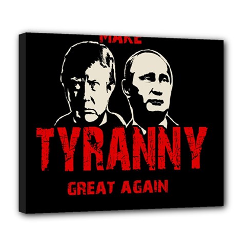 Make Tyranny Great Again Deluxe Canvas 24  X 20   by Valentinaart