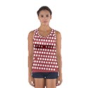 Pink White Polka Dots Women s Sport Tank Top  View1