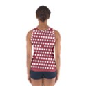 Pink White Polka Dots Women s Sport Tank Top  View2