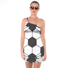 Soccer Camp Splat Ball Sport One Soulder Bodycon Dress by Mariart