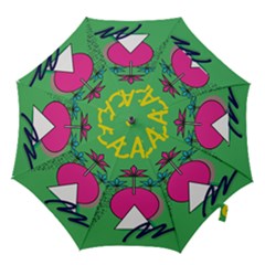 Behance Feelings Beauty Local Polka Dots Green Hook Handle Umbrellas (small) by Mariart