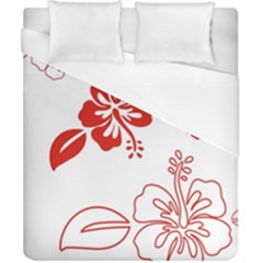 Hawaiian Flower Red Sunflower Duvet Cover (california King Size) by Mariart