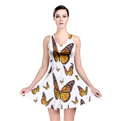 Butterfly Spoonflower Reversible Skater Dress by Mariart