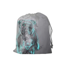 Dog Drawstring Pouches (large)  by NSAsStore