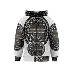 Ornate Mandala Elephant  Kids  Zipper Hoodie by Valentinaart