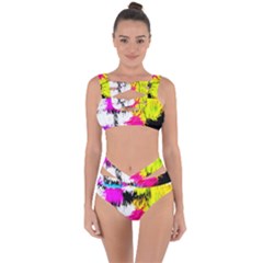 Colorful Blurry Paint Strokes                         Bandaged Up Bikini Set by LalyLauraFLM