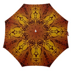 Lion Man Tribal Straight Umbrellas by BangZart