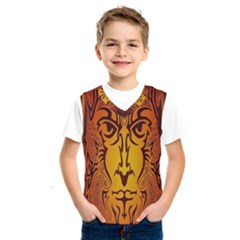 Lion Man Tribal Kids  Sportswear by BangZart