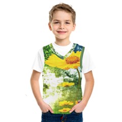 Yellow Flowers Kids  Sportswear by BangZart