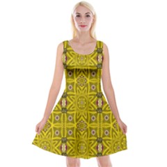 Stars And Flowers In The Forest Of Paradise Love Popart Reversible Velvet Sleeveless Dress by pepitasart