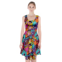 Monster Patterns Racerback Midi Dress by BangZart