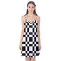 Checkerboard Black And White Camis Nightgown View1