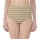 Colored Zig Zag High-Waist Bikini Bottoms View1