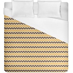 Colored Zig Zag Duvet Cover (king Size) by Colorfulart23