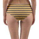 Colored Zig Zag Reversible Mid-Waist Bikini Bottoms View2