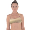 Colored Zig Zag Halter Bandeau Bikini Top View1