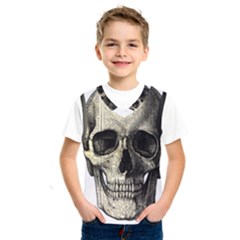 Newspaper Skull Kids  Sportswear by Valentinaart