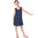 Navy/Gold Stars Kids  Sleeveless Dress View1