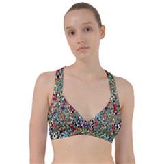 Psychedelic Background Sweetheart Sports Bra by Colorfulart23