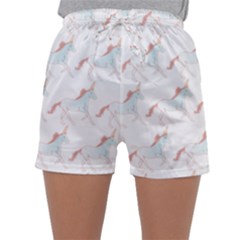 Unicorn Pattern Sleepwear Shorts by paulaoliveiradesign