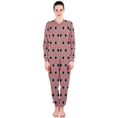 Black Stars Pattern Onepiece Jumpsuit (ladies)  by linceazul