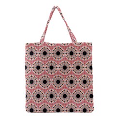 Black Stars Pattern Grocery Tote Bag by linceazul